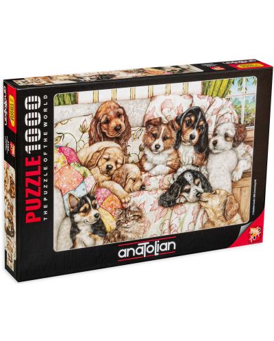 Παζλ Anatolian 1000 κομμάτια - Σκυλάκια, Debbie Cook - 1