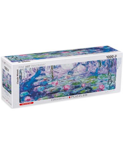 Πανοραμικό  Παζλ Eurographics 1000 κομμάτια - Νούφαρα (λεπτομέρεια), Claude Monet - 1