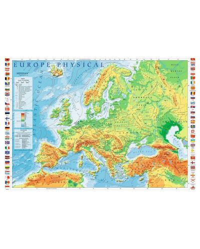 Παζλ Trefl 1000 κομμάτια - Ο χάρτης της Ευρώπης - 2