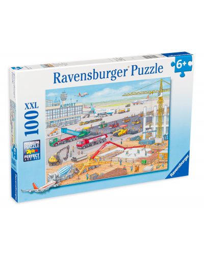 Παζλ Ravensburger 100 XXL κομμάτια - Εργοτάξιο του αεροδρομίου - 1