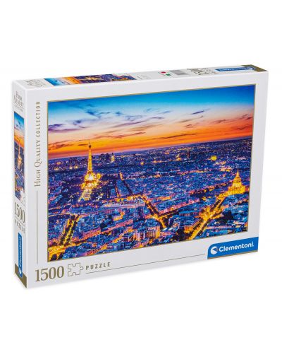 Παζλ Clementoni 1500 κομμάτια - Θέα στο Παρίσι - 1