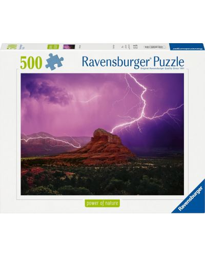 Παζλ Ravensburger  500 κομμάτια  - Ροζ Καταιγίδα - 1