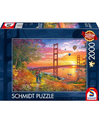 Παζλ Schmidt 2000 κομμάτια - Golden Gate Bridge - 1