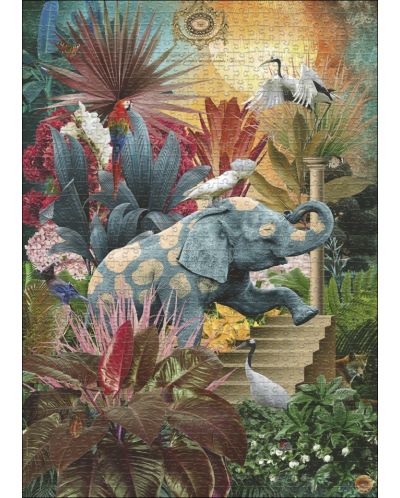 Παζλ Heye 1000 κομμάτια -Ο παράδεισος των ελεφάντων - 2