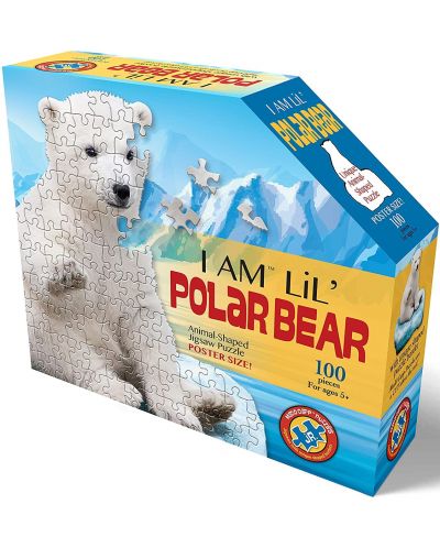 Παζλ Madd Capp 100 κομμάτια - Πολική αρκούδα  - 1