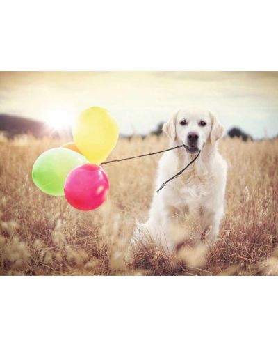 Παζλ Ravensburger από 500 κομμάτια - Σκυλί με μπαλόνια - 2