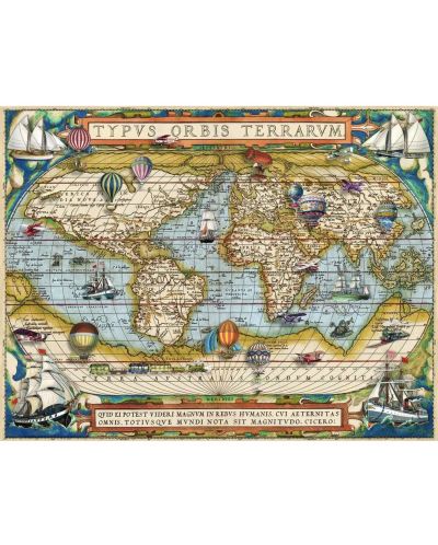 Παζλ Ravensburger 2000 τεμαχίων- Παγκόσμιος χάρτης - 2