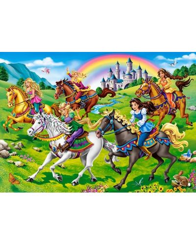 Παζλ Castorland από 260 κομμάτια - Πριγκίπισσες στα άλογα - 2