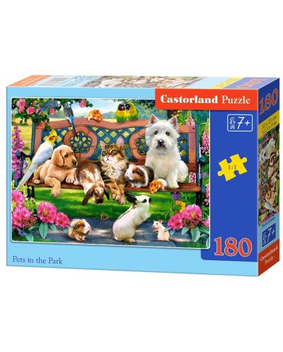 Παζλ Castorland 180 κομμάτια - Ζώα στο πάρκο - 1