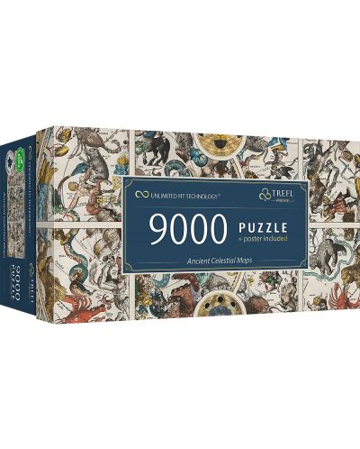 Παζλ Trefl 9000 κομμάτια -Ancient Celestial Maps - 1