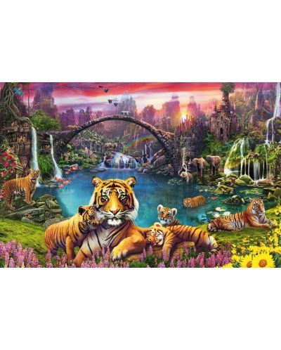 Παζλ Ravensburger 3000 κομμάτια - Τίγρης στον παράδεισο - 2