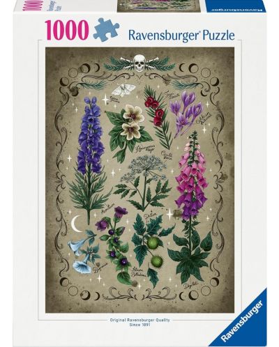 Παζλ Ravensburger 1000 κομμάτια - Δηλητηριώδη φυτά - 1