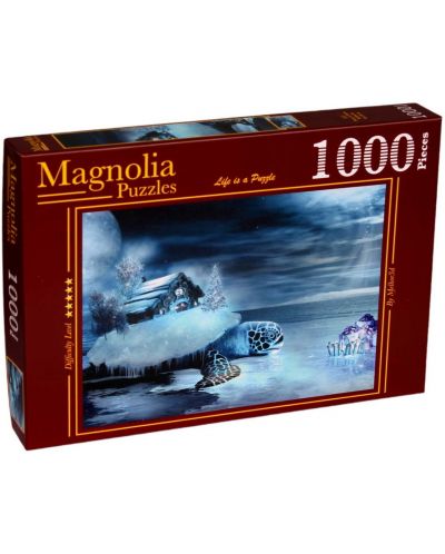 Παζλ Magnolia 1000 κομμάτια - Σπίτι και χελώνα - 1