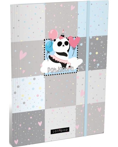 Φάκελος με λάστιχο А4 Lizzy Card - Lollipop Pandacorn - 1