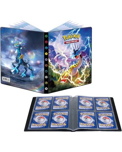 Φάκελος αποθήκευσης καρτών Ultra Pro - 4-Pocket Portfolio, Pokemon TCG: Raging Bolt and Iron Crown - 2