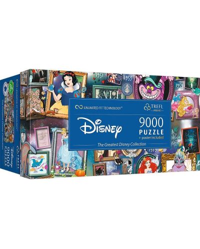 Πανοραμικό παζλ  Trefl  9000 τεμαχίων - Συλλογή της Disney - 1
