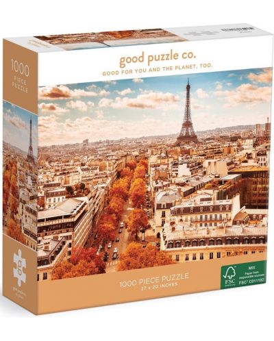 Παζλ Good Puzzle 1000 τεμαχίων - Παρίσι την Άνοιξη - 1