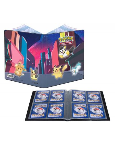 Φάκελος αποθήκευσης καρτών Ultra Pro Pokemon TCG: Gallery Series - Shimmering Skyline 4-Pocket Portfolio - 2