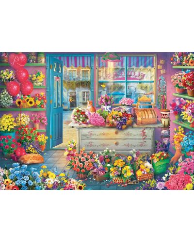 Παζλ Schmidt 1000 κομμάτια - Colourful flower shop - 2
