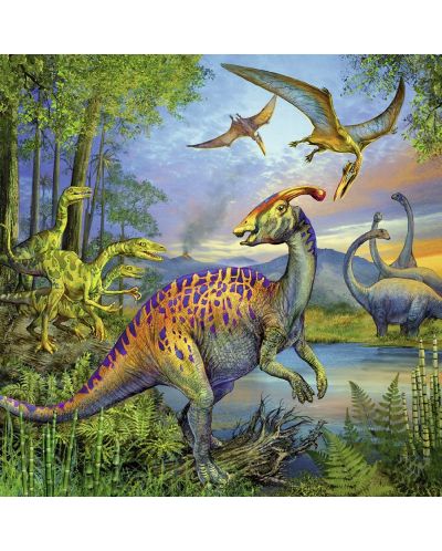 Παζλ Ravensburger  3 x 49 κομμάτια - Οι δεινόσαυροι - 3