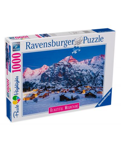 Παζλ Ravensburger 1000 τεμαχίων- Bernese Oberland, Murren - 1