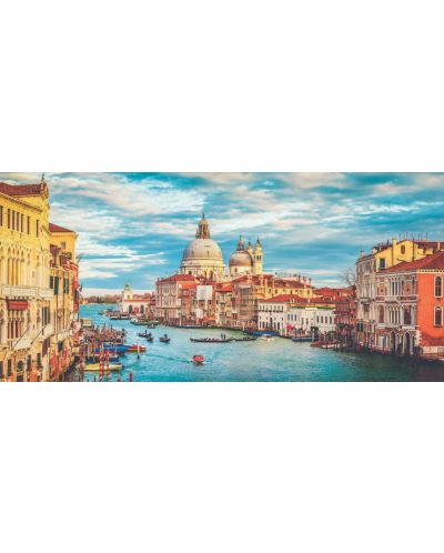 Πανοραμικό παζλ Educa 3000 κομμάτια - Μεγάλο Κανάλι της Βενετίας - 2