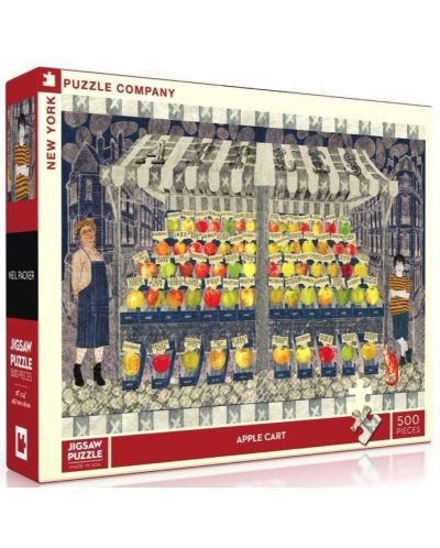 Παζλ New York Puzzle από 500 κομμάτια -Μήλα - 1
