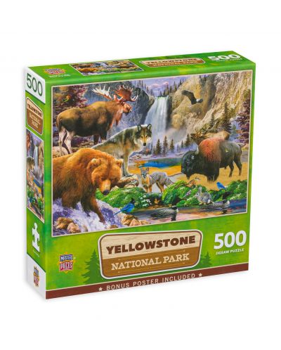 Παζλ Master Pieces 500 τεμαχίων-Εθνικό Πάρκο Yellowstone - 1