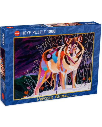 Παζλ Heye 1000 κομμάτια - Λύκος στο δάσος - 1