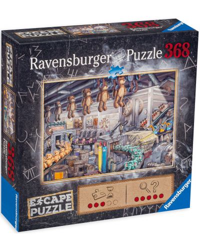 Παζλ-γρίφος Ravensburger από 368 κομμάτια - Εργοστάσιο παιχνιδιών - 1