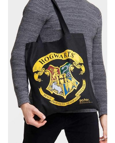 Τσάντα αγορών Logoshirt Movies: Harry Potter - Hogwarts Crest - 2