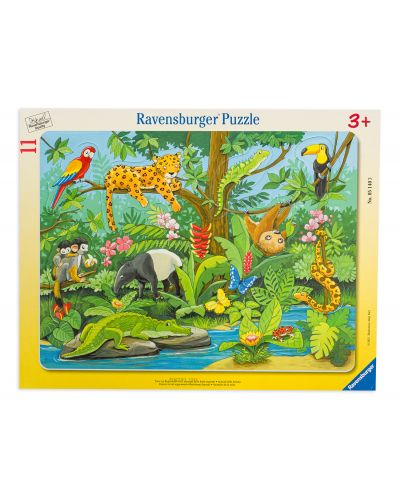 Παζλ Ravensburger 11 κομμάτια - Τροπικά ζώα - 1