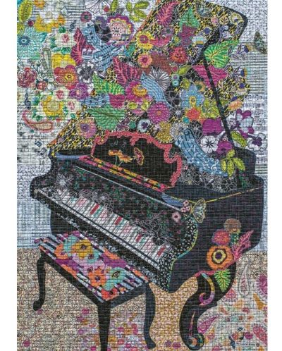 Παζλ Heye 1000 κομμάτια -Πιάνο με λουλούδια - 2