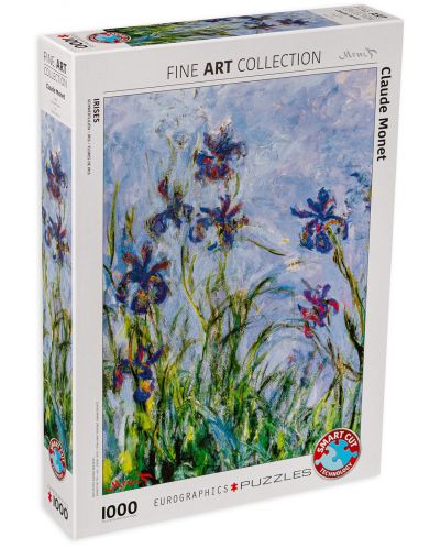Παζλ Eurographics 1000 κομμάτια – Οι ίριδες, Claude Monet - 1