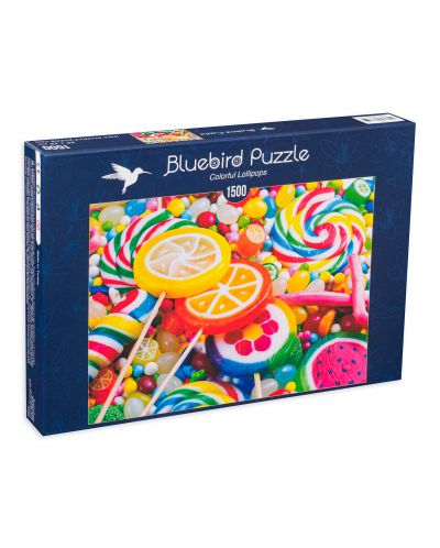 Παζλ Bluebird από 1500 κομμάτια - Χρωματιστά γλειφιτζούρια - 1