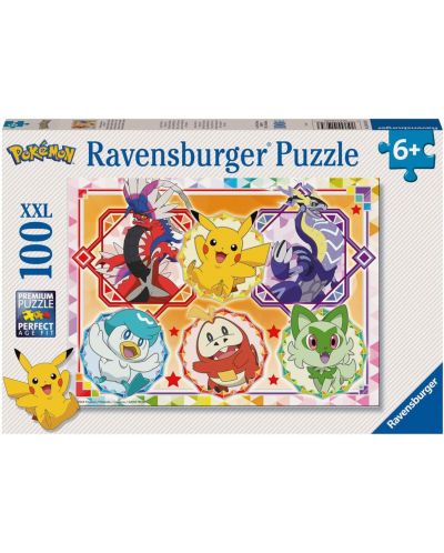 Παζλ Ravensburger 100 XXL κομμάτια - Pokémon: Θρύλοι Scarlet και Violet - 1