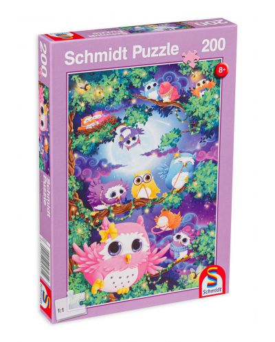 Παζλ Schmidt 200 κομμάτια - Κουκουβάγιτσες - 1