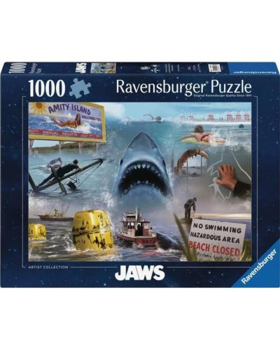 Παζλ Ravensburger 1000 κομμάτια - Σαγόνια - 1