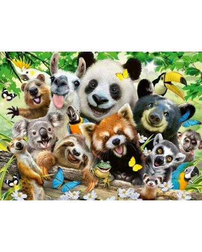 Παζλ Ravensburger 300 κομμάτια XXL - Selfie άγριων ζώων - 2