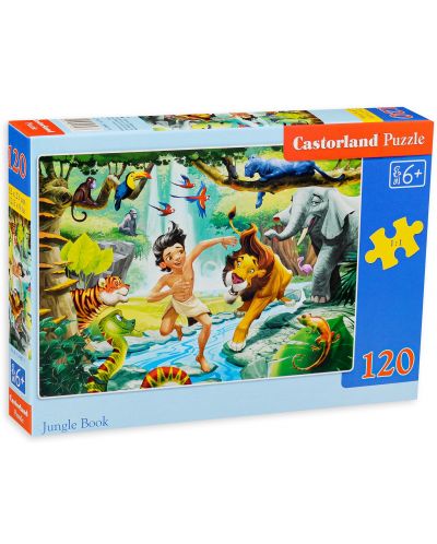 Παζλ  Castorland 120 κομμάτια - Παιχνίδι ζούγκλας - 1
