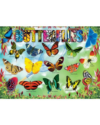 Παζλ Eurographics 100 κομμάτια - Πεταλούδες - 2