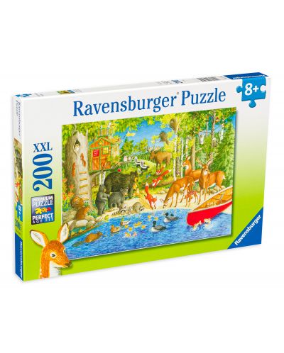 Παζλ Ravensburger 200 XXL κομμάτια - Φίλοι στο δάσος  - 1