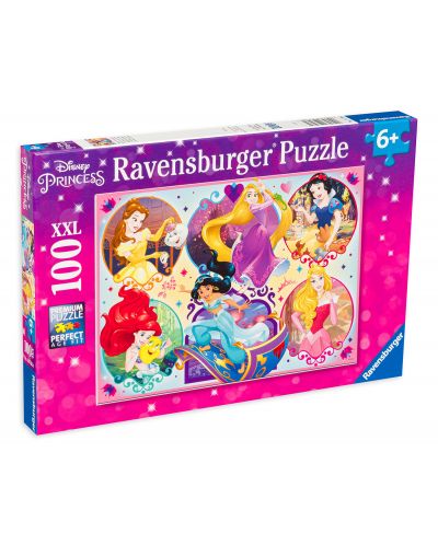 Παζλ Ravensburger 100 XXL κομμάτια  - Πριγκίπισσες της Disney - 1