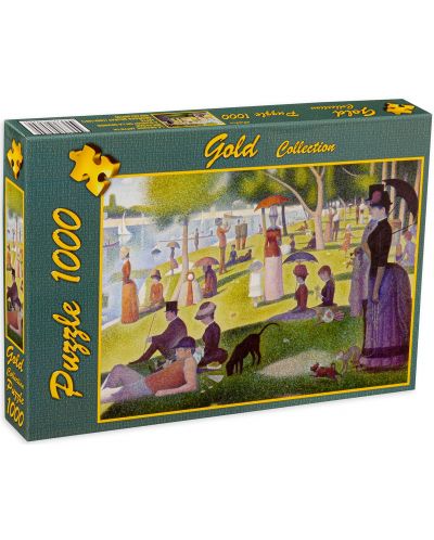 Παζλ Gold Puzzle 1000 κομμάτια - Κυριακή απόγευμα στο νησί Gran Jat  - 1