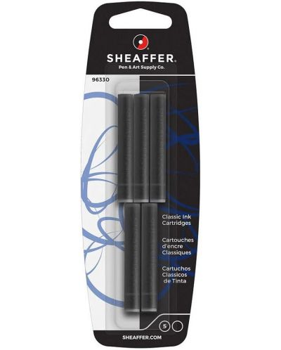 Κασέτες πένας  Sheaffer - 5 τεμάχια, μαύρο - 1