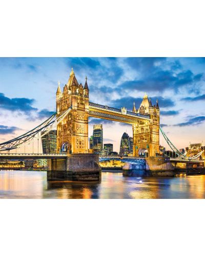 Παζλ  Clementoni 2000 κομμάτια -Tower Bridge in twilight - 2