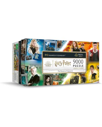 Παζλ Trefl 9000 κομμάτια -Σπίτια στο Hogwarts - 1