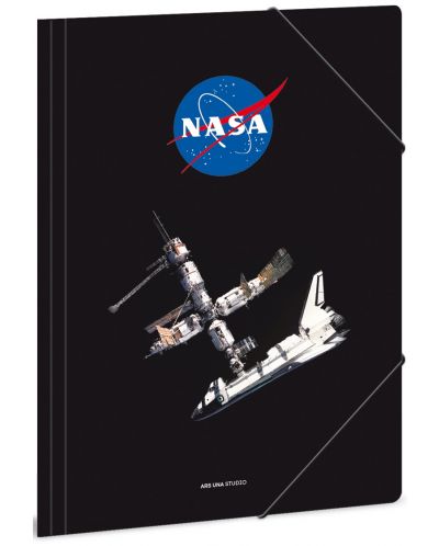 Φάκελο με λάστιχο Ars Una NASA - μαύρο ,Α4 - 1