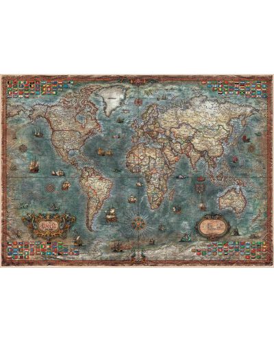 Παζλ Educa 8000 κομμάτια - Ιστορικός χάρτης του κόσμου - 2