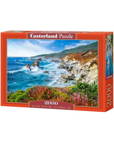 Παζλ Castorland 2000 τεμαχίων -Big Sur Coast, Καλιφόρνια, Ηνωμένες Πολιτείες - 1
